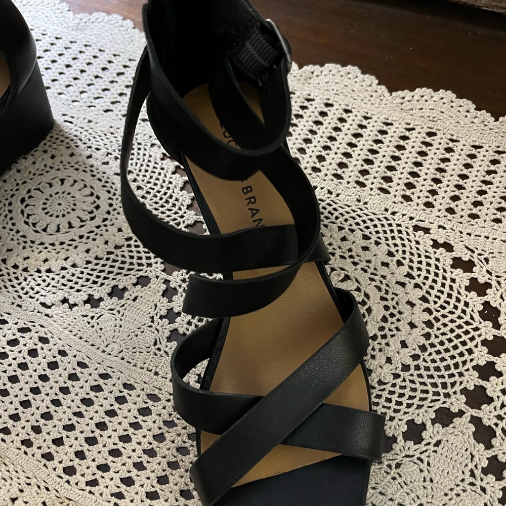 Lucky Brand Sandals Black Size 7 Medium - Picture 7 of 9